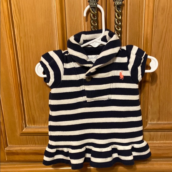 Ralph Lauren Blue and White Dress - Picture 1 of 10